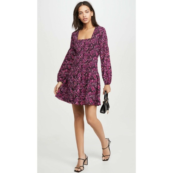 NWT Parker Tiara Smocked Dress Presley Mosaic - Picture 3 of 11